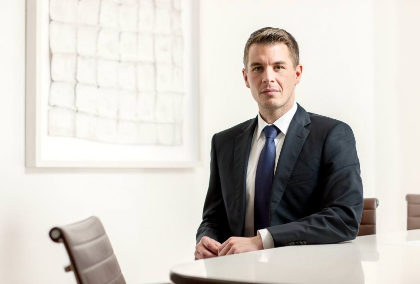 Solicitor Daniel in his office in central London.